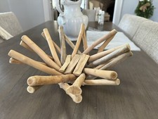 Driftwood Natural Decor Bowl Centerpiece Beach House Home Nautical Medium Nature