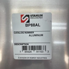 Stahlin Electrical Enclosure BP 88 AL Back Panel Aluminum 7" x 7" Lot of 2