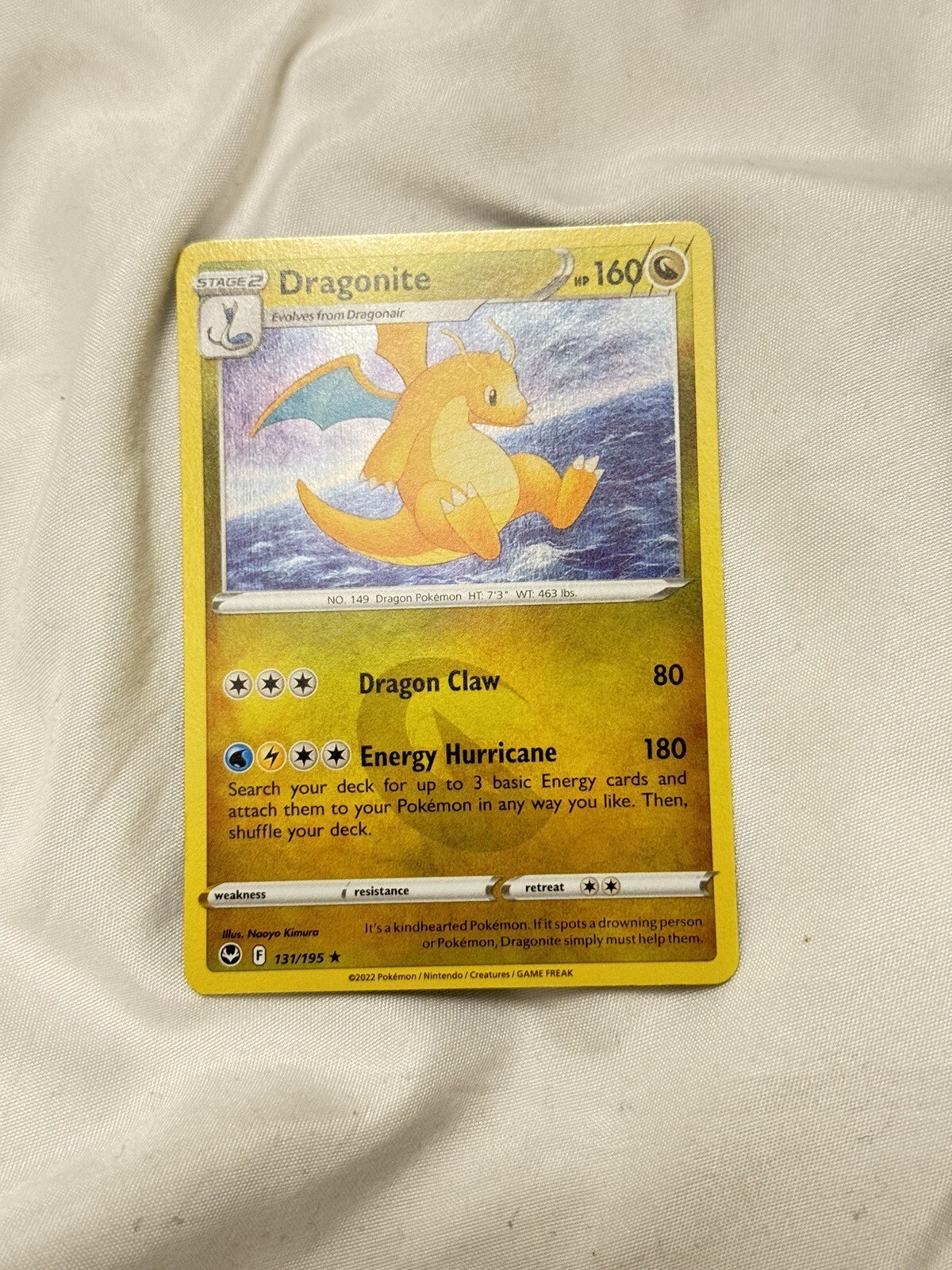 Pokémon TCG Dragonite Silver Tempest 131/195 Reverse Holo Holo Rare eBay