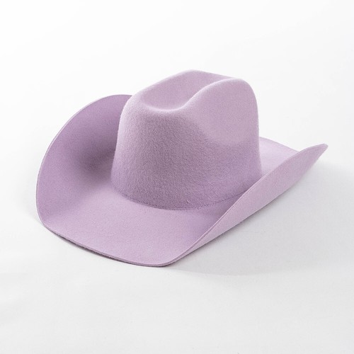 100% Wool Western Cowboy Hat Multiple Colours Adjustable Size S-XL Roll-Up Brim - Picture 7 of 58