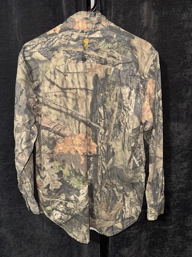 Browning Hunting Long Sleeve Shirt Size Med Camo Hunting - Picture 2 of 6