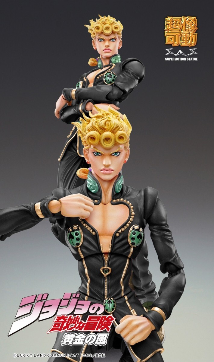 コミック・アニメ Giorno Giovanna SUPER ACTION STATUE Medicos Super Action Statue JoJo's Bizarre Adventure Giorno