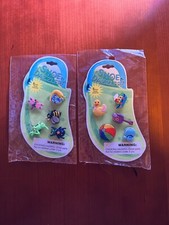 Shoe Charms 2 New Packages Bracelet Wristband Kids Party Gift 5 Insects 5 Beach