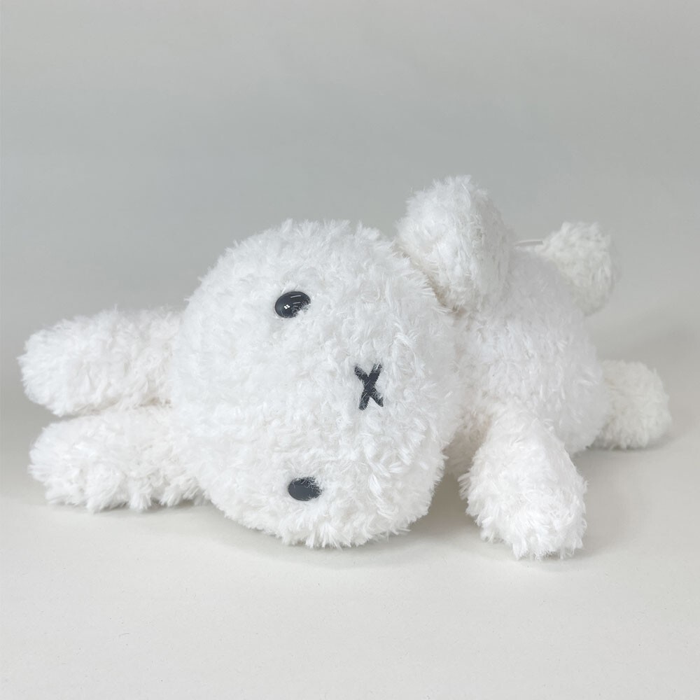 Miffy Kuttari Lying Down Plush S size White Dick Bruna Sekiguchi