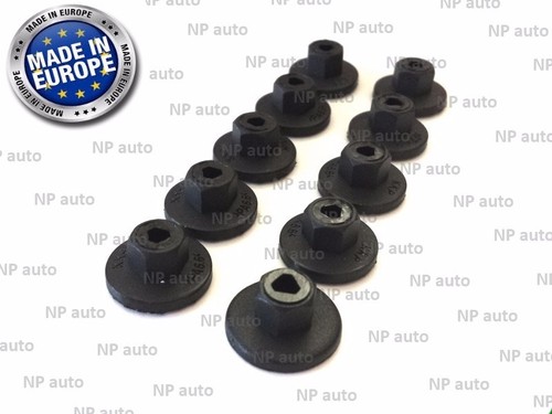X10 VW SKODA PLASTIC NUTS ENGINE UNDERTRAY WHEEL ARCH SPLASH GUARDS CLIPS 480 - Picture 2 of 6