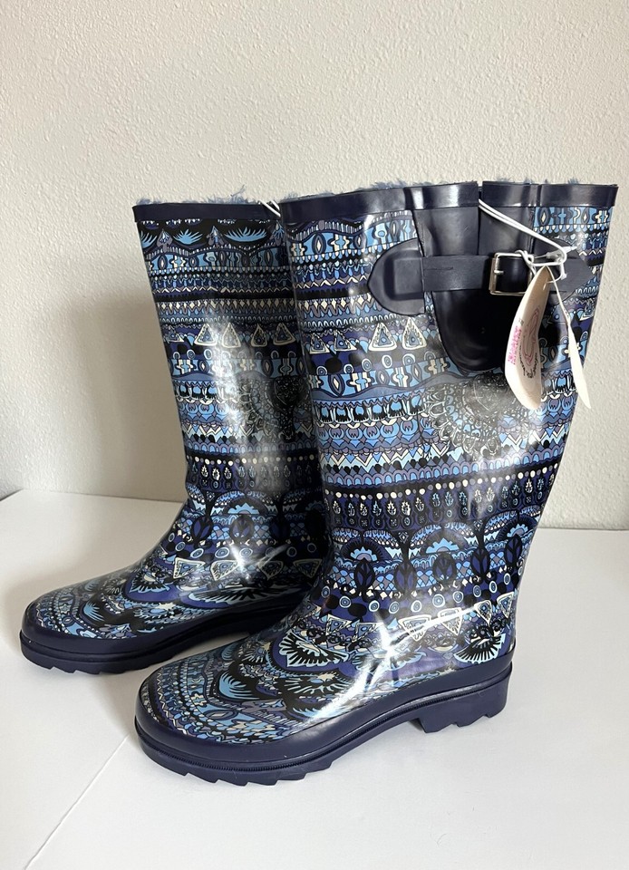 sakroots fur lined rain boots