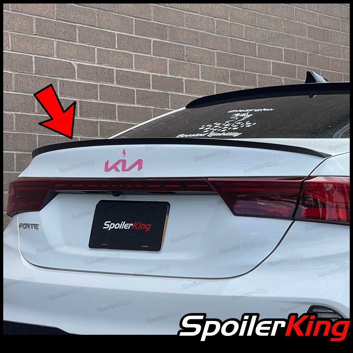 Rear Trunk Lip Spoiler Aero Fits Kia Forte 4dr Sedan 2019-2024