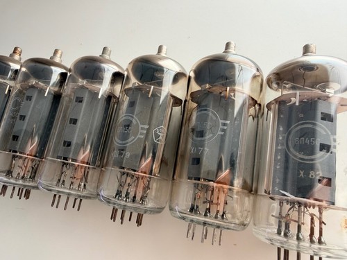 6P45S 6П45С (EL509, 6KG6) Beam power tetrode tube Lot 10 pcs | Used | USSR