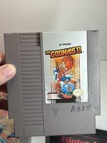 The Goonies II 2 1987 NES Nintendo Entertainment System w Box No Manual Untested