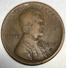 1916 S Lincoln Wheat Cent VG Details Condition 1c US Coin - 3745
