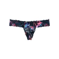 Victoria's Secret Pink Extra Low Rise Thong Medium Women Lace Panty 2016 VS