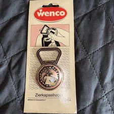 WENKO flaschenöffner old alt 1 Pfennig antiguo mehrere landes wörter vintage