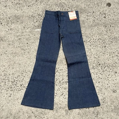 NOS Vintage MAVERICK Deadstock 28 X 30 Big Bell 70s Denim Mens XS - Image 1 of 4