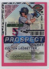2024 Panini Prospect Edition Pink Velocity Prizm /79 Colton Ledbetter #134 0u66