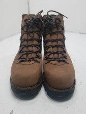 Zamberlan 631 Civetta Leather Hiking Boots Gore TEX Size 13 Taupe Pre Owned