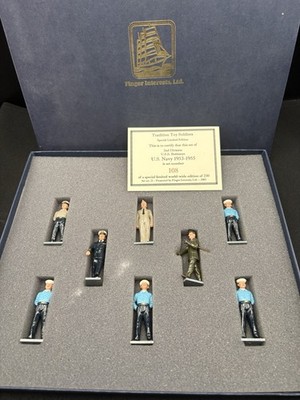 TRADITION TOY SOLDIERS of LONDON SET OF 8 US Navy 1953-1955 NIB partial paperwrk