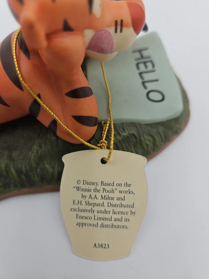 Figura Enesco Pooh & Friends Tigger Disney de A Miller & E H Shephard Como Nueva Foto 4 de 4