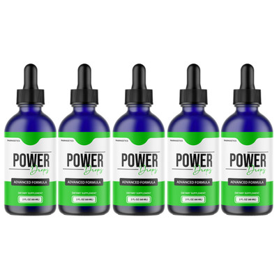 Power Drops for Men, Power Drops to Boost Stamina - 5 Bottles Official