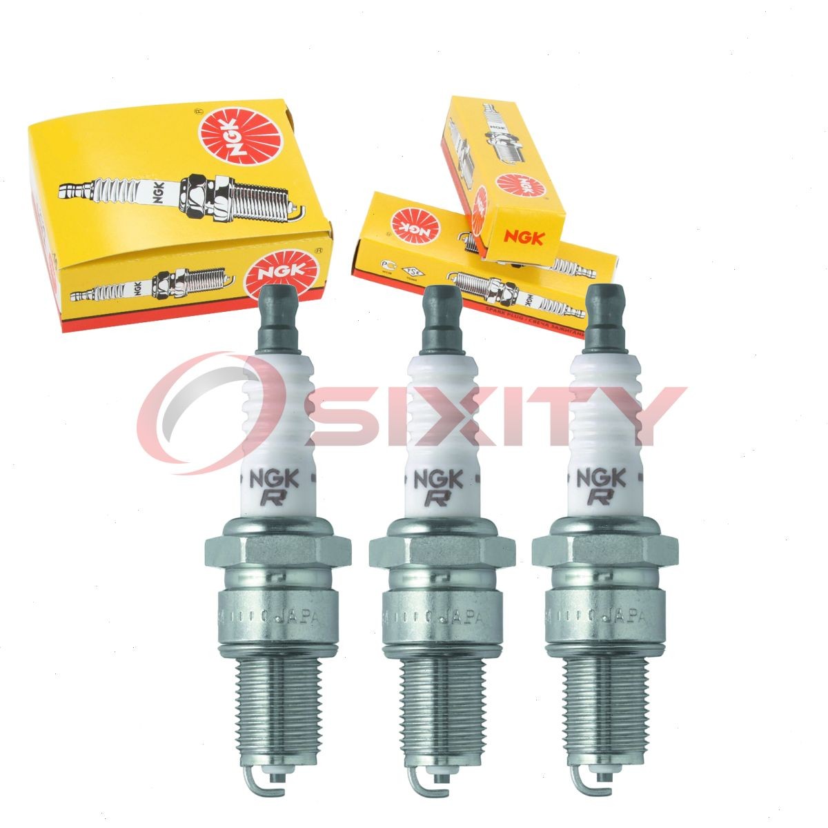3 pcs NGK Standard Spark Plugs for 1998-2000 Chevrolet Metro 1.0L L3 - re