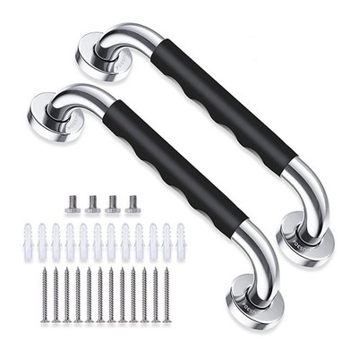 2 St. Anti Rutsch Dusche Haltegriffmit Anti-Slip-Gummi-Grip Unterstützung