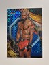 2024 Topps UFC Finest King Green 11/75 Blue Checkerboard Refractor Card #186