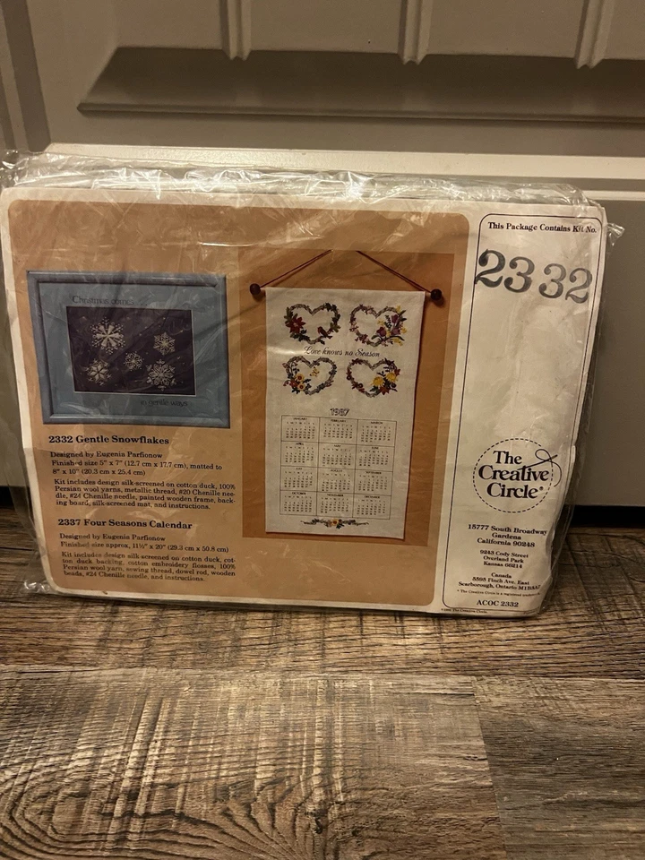 Kits de punta de aguja de bordado círculo creativo vintage y más lote de 19 Foto 2 de 4