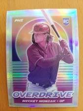 2021 Mickey Moniak (RC) Panini Chronicles Overdrive Prizm Baseball Card No. 10