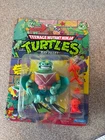Vintage 1990 TMNT Ray Fillet MOC Carded Figure Playmates Ninja Turtles