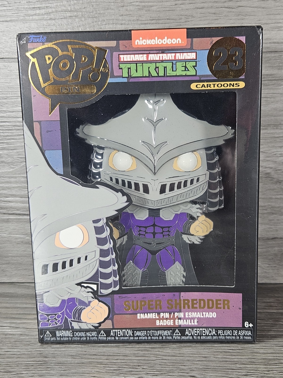 Funko POP! Enamel Pin Teenage Mutant Ninja Turtles Super Shredder TMNT #23