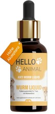 HelloAnimal&reg; Wurm Liquid Wurmkur Katze Wurmkur Hunde bei Wurmbefall Wurmmittel