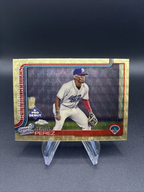 2025 Topps Pro Debut JERAL PEREZ Chrome Superfractor Auto # 1/1 #PDC-24