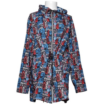 Atmosphere, Jacke, Damen, Größe: XL, Blau/Rot/Schwarz/Weiß/Mehrfarbig #yEk