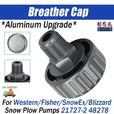 For Western/Fisher/SnowEx/Blizzard Breather Cap SnowPlow 21727-2 48278 Vent Fill