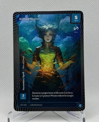 Call Of The Stones Radiant Shatter Foil Common NM Thalwind Spell 1 Dragon Point