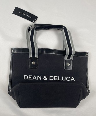 Dean & Deluca Small Signature Black Canvas Tote With Tags **READ**
