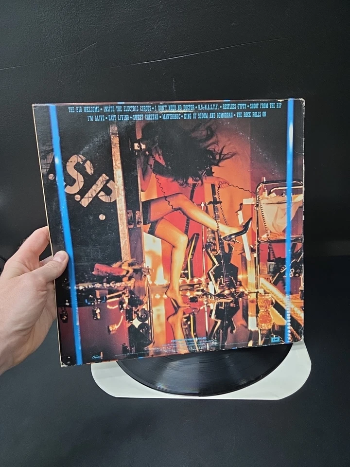 W.A.S.P. Inside The Electric Circus Lp Vinyl 1986 1st Columbia House Press VG/EX Foto 3 de 4