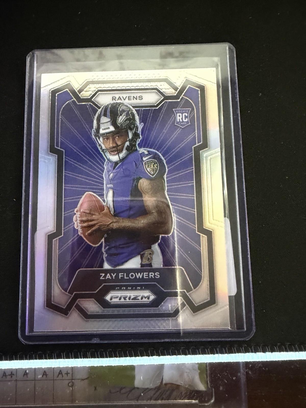 2023 Panini Prizm - Rookie Variation Zay Flowers #317 Silver Prizm (RC) Ravens