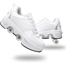 Roller Skate Shoes, Four Rounds Children's Roller Skates Shoes for Girls/Boys