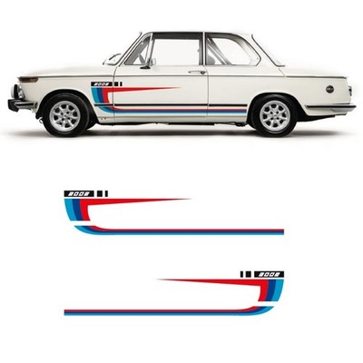 Pegatinas franja lateral Motorsport compatible con BMW Serie 2002