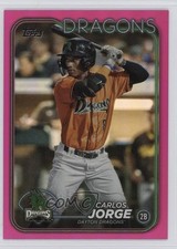 2024 Topps Pro Debut Fuchsia Foil 75/199 Carlos Jorge #PD-26 1k9t