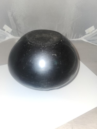 Vintage Rose Gonzalez San Ildefonso Pueblo Native American Carved Black Pottery - Bild 9 von 12