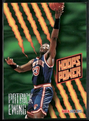 Patrick Ewing 1994-95 Hoops #PR-35 Hoops Power (Stat Power Ratings) Knicks