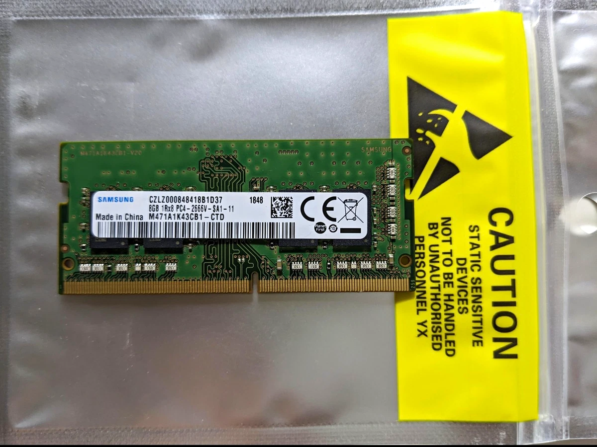 25+ Samsung PC4-21300 (DDR4-2666) Bus Speed Computer RAM 8 GB