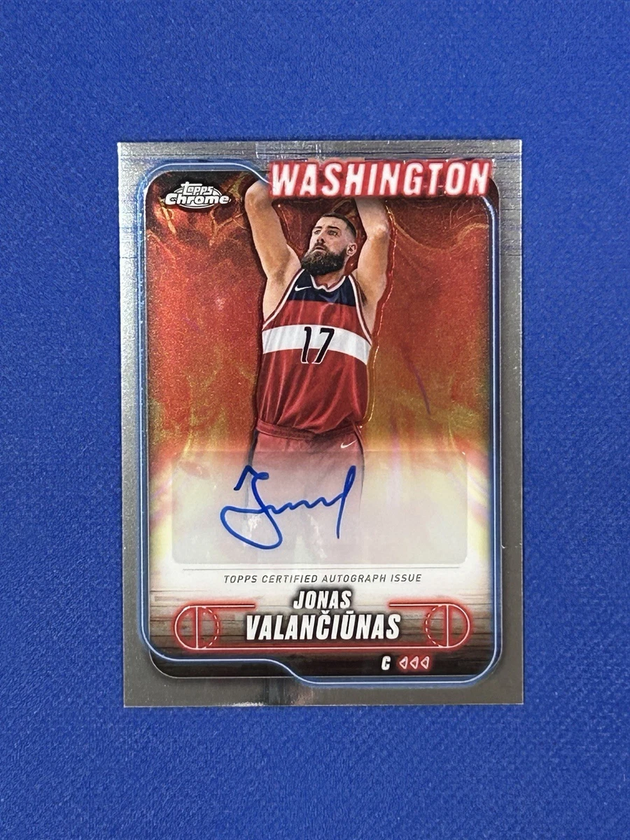 Jonas Valanciunas Basketball Autographed Sports Trading Cards