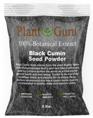 Ground Black Cumin Seed Powder 5 lbs. Bulk NIGELLA SATIVA Kalonji Comino Negro