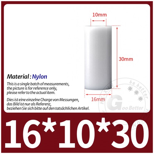 White Nylon Standoff Plastic Spacers Washers M3 | M4 | M5 | M6 | M8 | M10 | M12 - Picture 214 of 234