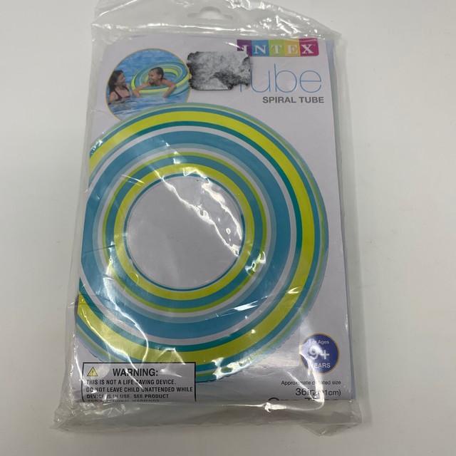 1 Intex Clear Color Tube Inflatable Swimming Pool Float Raft Flower Design for sale online | eBay