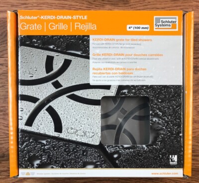 Schluter Kerdi Shower Drain Style Kit Curve Brushed ...
