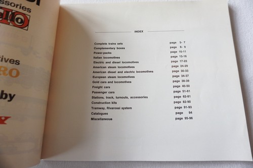 1971 Rivarossi Model Railway Locomotive Catalogue - Picture 3 of 12