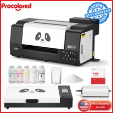 Procolored F13 Pro Used A3+ Dual Heads XP600 DTF Printer T-shirt Printer+Oven